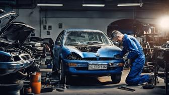 Blechschaden am Auto: Ursachen, Reparaturmöglichkeiten und Kosten im Überblick
