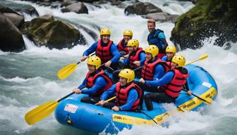 Der Club erlebte jede Menge Action bei seiner Wildwasser-Rafting-Tour in Tirol