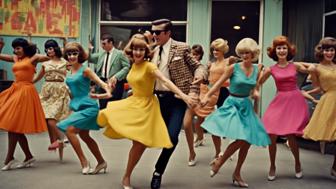 Der fesselnde Modetanz der 60er Jahre: Ein Blick auf die Tanztrends