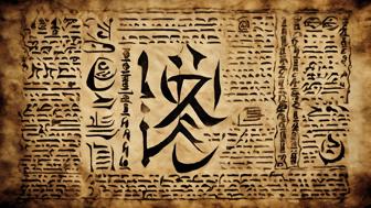 Die faszinierende Welt der alten Schriftzeichen: Geschichte, Bedeutung und Beispiele