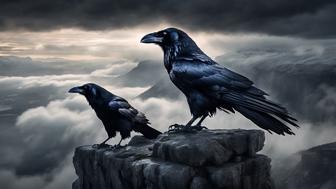 Die Rabe Odins: Hugin und Munin als Symbole der Weisheit und Erinnerung