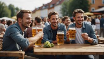 Ein Bier mit Kolleginnen und Kollegen: Der Erlanger-Tag auf der Bergkirchweih