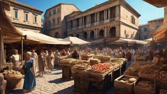 Entdecke den altrömischen Marktplatz: Ein Ort voller Geschichte und Handel