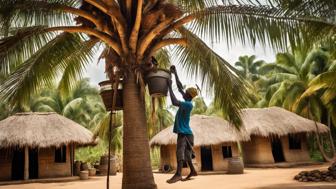 Entdecke die Vielfalt des Palmweins: Traditionelle Herstellung und Verwendung von Palmwein