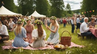 Feiern Sie das Mittsommerfest: Traditionen, Bräuche und besondere Rezepte