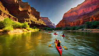 Fluss durch Grand Canyon: Entdecken Sie den Colorado River und seine Schönheit