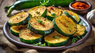 Leckere Gebratene Zucchini mit Gewürzen - gesund und schnell