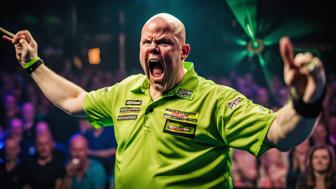 Michael van Gerwen: Vermögen, Spiele und Rekorde des Darts-Stars