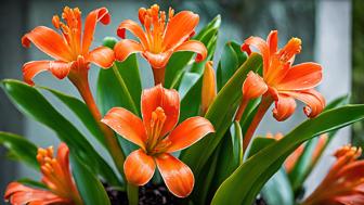 Riemenblatt richtig pflegen: Tipps für eine prächtige Blüte der Clivia