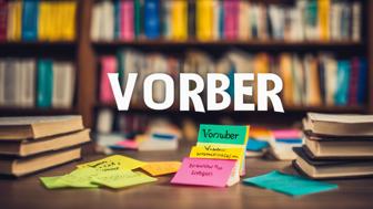 Vorrüber: Bedeutung, richtige Schreibweise und häufige Fehler