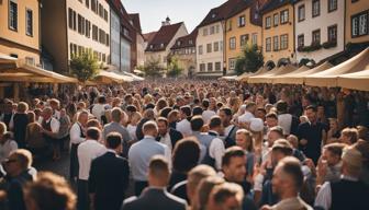 Weinfest in der Klaragasse in Nürnberg - Feines von fränkischen Winzern und danach Party